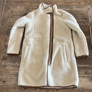 Madewell Sherpa Coat NWOT